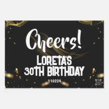 Papel de envolvimiento de cumpleaños sorpresa para