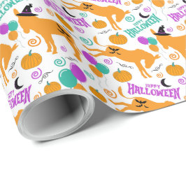 Papel de envolvimiento de donkey Halloween