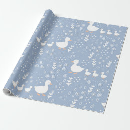Papel de envolvimiento de duckling de Baby Shower