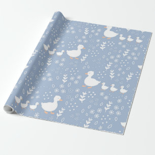 Papel de envolvimiento de duckling de Baby Shower