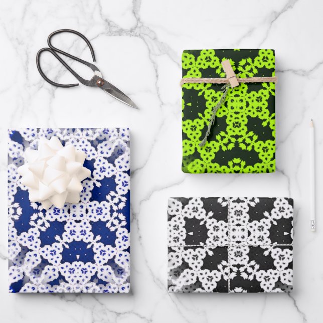 Papel de envolvimiento de encaje de 3 (Anverso)