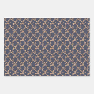 Papel de envolvimiento de entramado de flor de maí