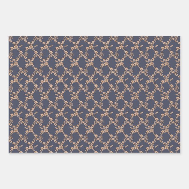 Papel de envolvimiento de entramado de flor de maí (Anverso 3)