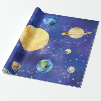 Papel de envolvimiento de espacio para fiestas de 