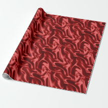 Papel de envolvimiento de estilo satinado rojo