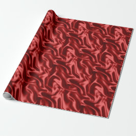 Papel de envolvimiento de estilo satinado rojo