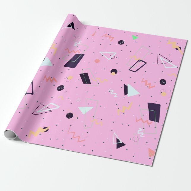 Papel de envolvimiento de fiesta de cumpleaños de  (Desenrollado)