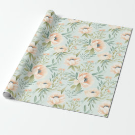 Papel de envolvimiento de flor floral de encolado 