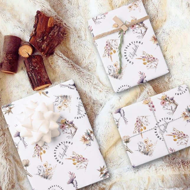 Papel de envolvimiento de flor silvestre personali (Subido por el creador)