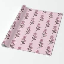 Papel de envolvimiento de flores de cerezo - Patró