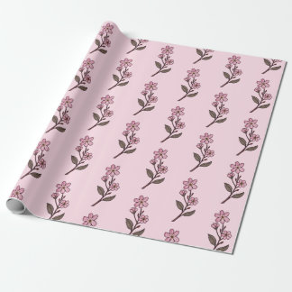 Papel de envolvimiento de flores de cerezo - Patró