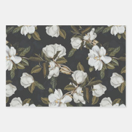 Papel de envolvimiento de flores de Magnolia