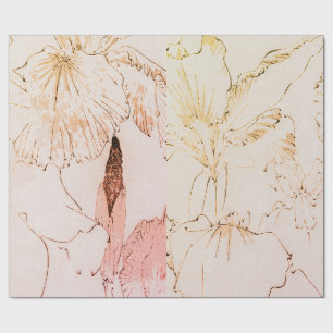 Papel de envolvimiento de FLORES IRIS