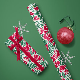 Papel de envolvimiento de flores silvestres de vac