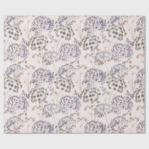 Papel de envolvimiento de fondo de flores silvestr