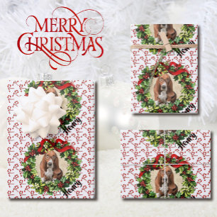 Papel de envolvimiento de fotos de Navidades padre