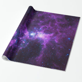 Papel de envolvimiento de galaxia púrpura