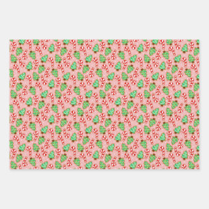 Papel de envolvimiento de galletas festivas
