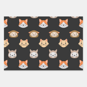 Papel de envolvimiento de gato corto