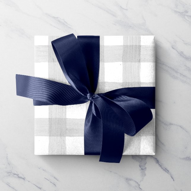 Papel de envolvimiento de Gingham en gris acuarela (Subido por el creador)