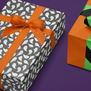 Papel de envolvimiento de Halloween negro