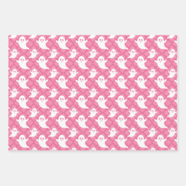 Papel de envolvimiento de Halloween Pastel Ghosts 