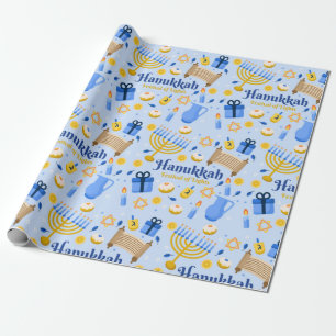 Papel de envolvimiento de Hanukkah