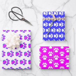 Papel de envolvimiento de hojas de papel para anim