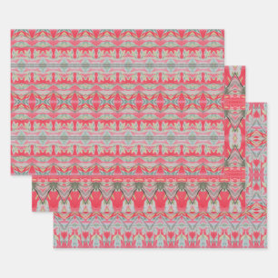 Papel de envolvimiento de hojas decorativas de los