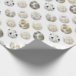 Papel de envolvimiento de huevos de Pascua decorat