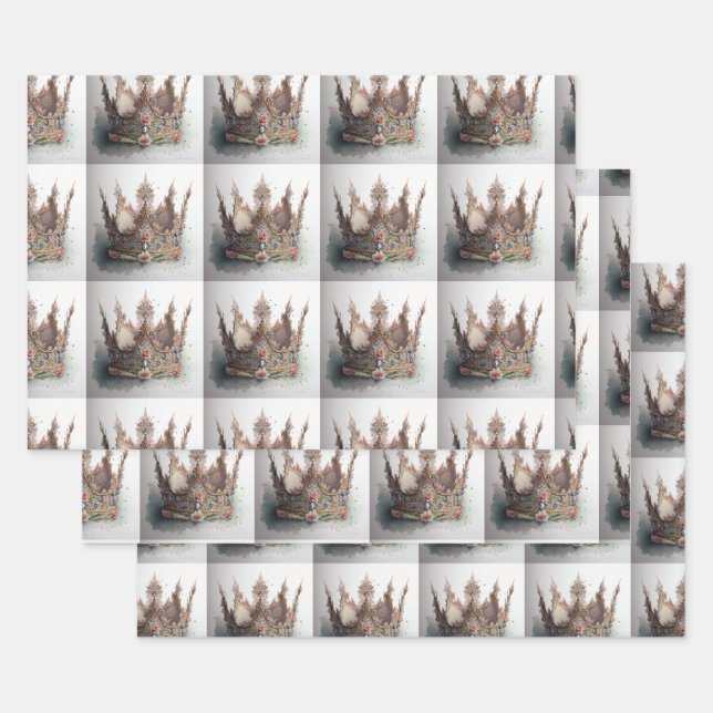 Papel de envolvimiento de la corona apto para una  (Set)