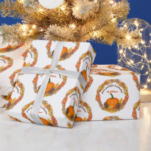 Papel de envolvimiento de la cosecha de otoño de W