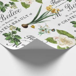 Papel de envolvimiento de la flor de primavera fra