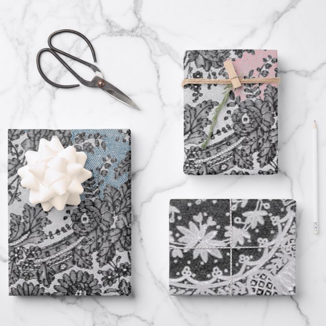 Papel de envolvimiento de la HOJA PLANA DE PATRÓN  (Anverso)