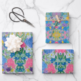 Papel de envolvimiento de la majestad floral