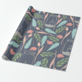 Papel de envolvimiento de la primavera de brillo r