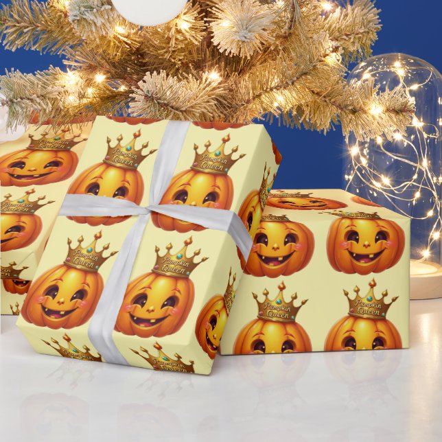 Papel de envolvimiento de la reina de calabaza (Vacaciones)
