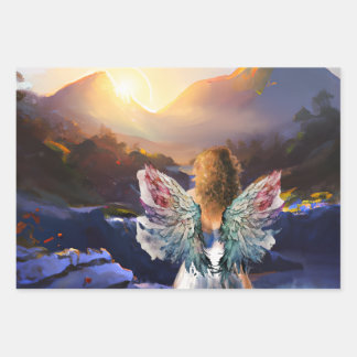 Papel de envolvimiento de la salida del sol espera