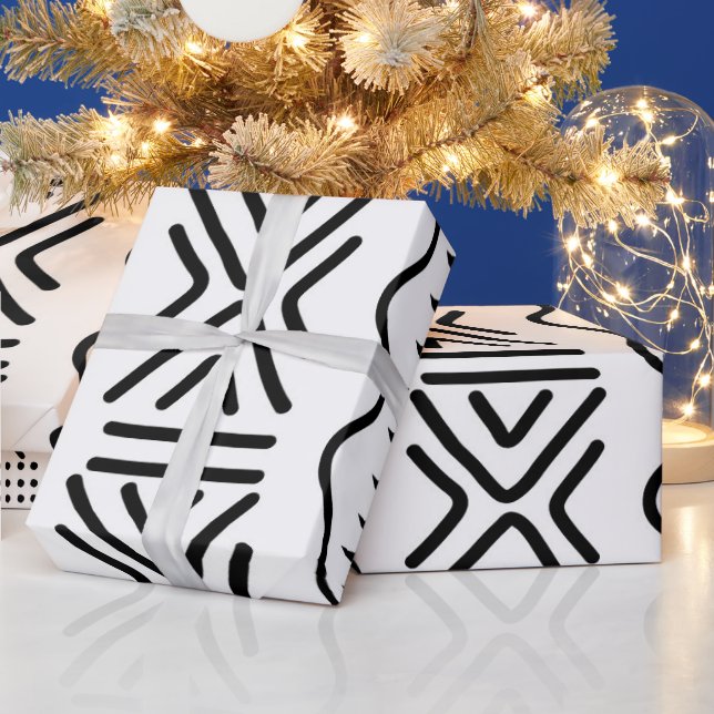 Papel de envolvimiento de la tela de barro african (Vacaciones)