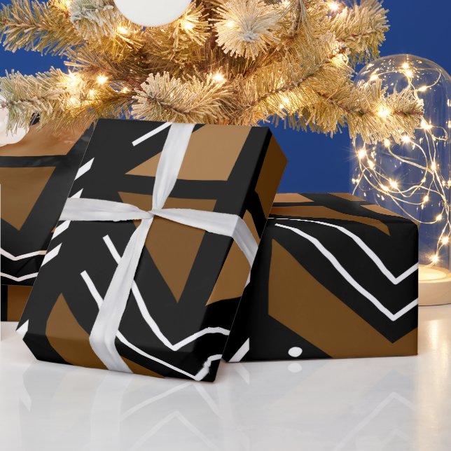 Papel de envolvimiento de la tela de barro african (Vacaciones)