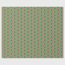Papel de envolvimiento de las estrellas verdes rus