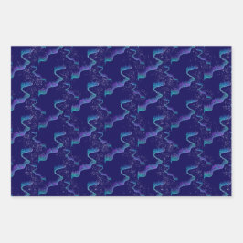 Papel de envolvimiento de las luces del norte