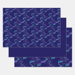 Papel de envolvimiento de las luces del norte