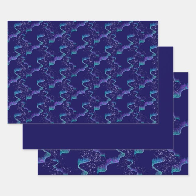 Papel de envolvimiento de las luces del norte (Set)