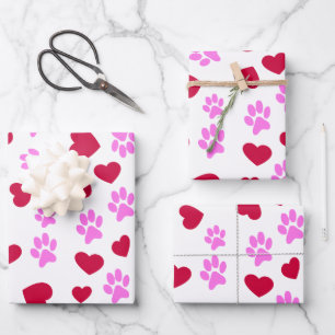 Papel de envolvimiento de las pinturas de amor