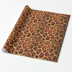 Papel de envolvimiento de leopardo animal