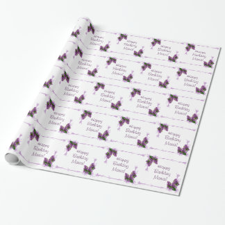 Papel de envolvimiento de Lilacs