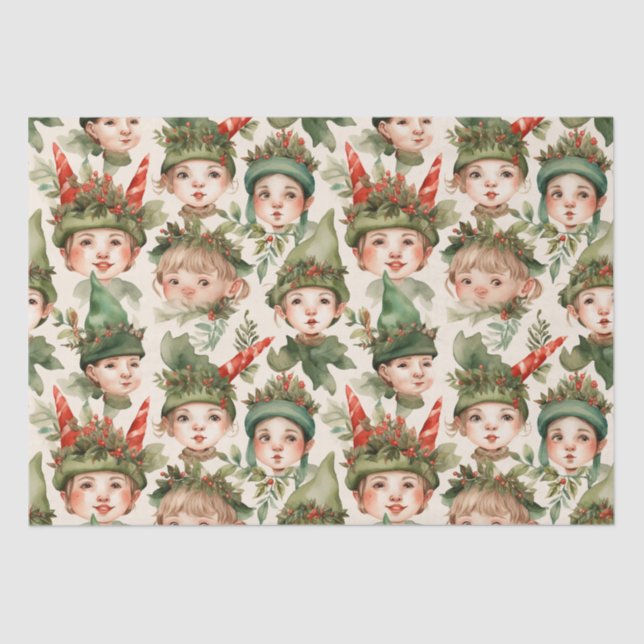 Papel de envolvimiento de los Navidades principale (Anverso)