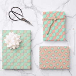 Papel de envolvimiento de manta de menta de menta 