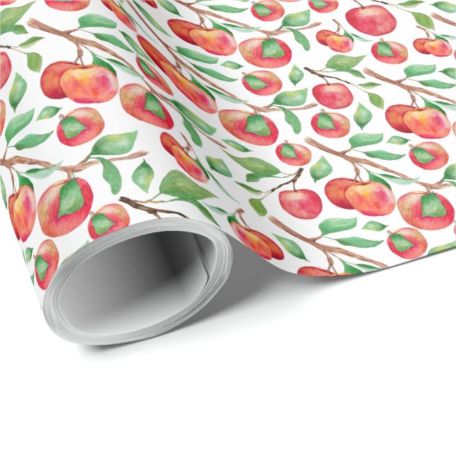 Papel de envolvimiento de manzanas (Esquina del rollo)